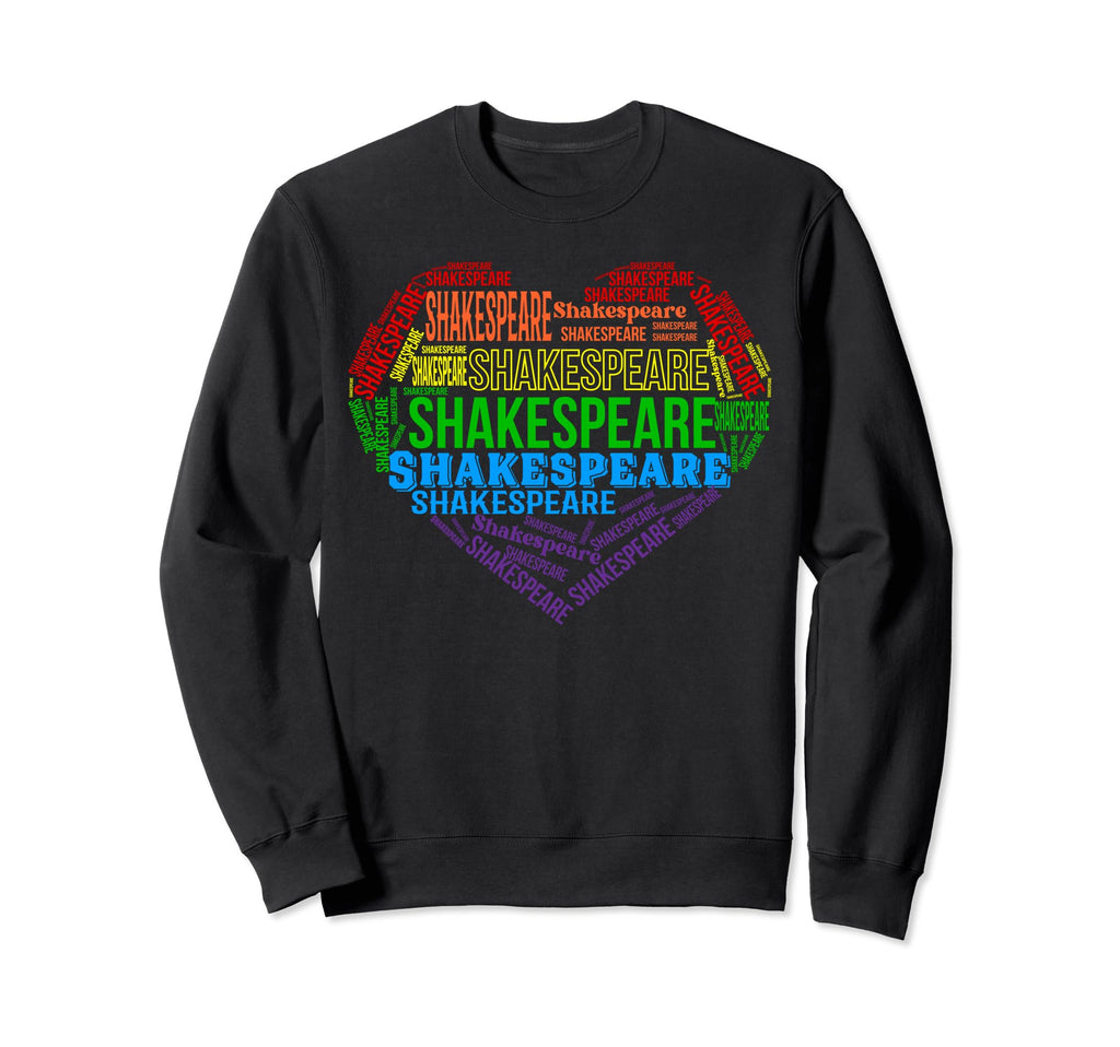 Shakespeare English Literature Book Sweatshirt - Custom Art Print Unisex - T-Shirt, Sweatshirt, Hoodie