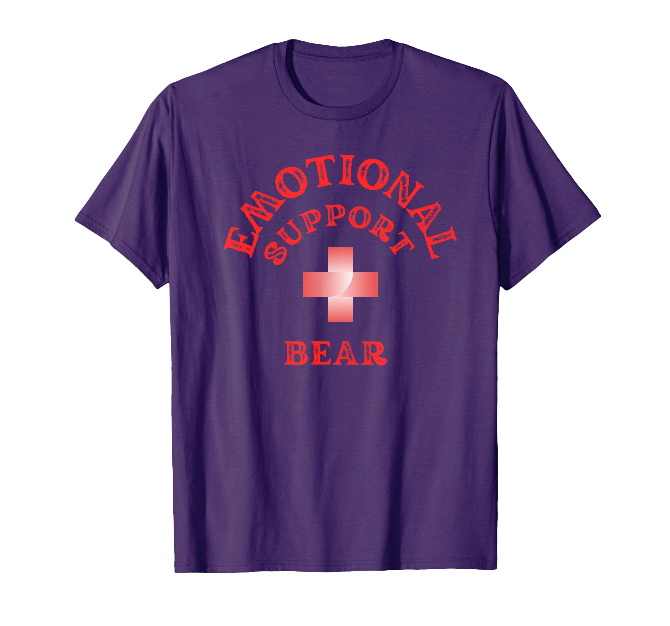 Emotional Support Bear T-Shirt - Custom Art Print Men Women - T-Shirt, Sweatshirt, Hoodie