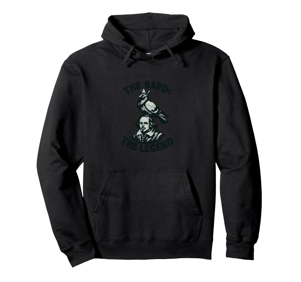 Bard Legend Shakespeare Literary Fan Hoodie - Streetwear Style for Adults - T-Shirt, Sweatshirt, Hoodie