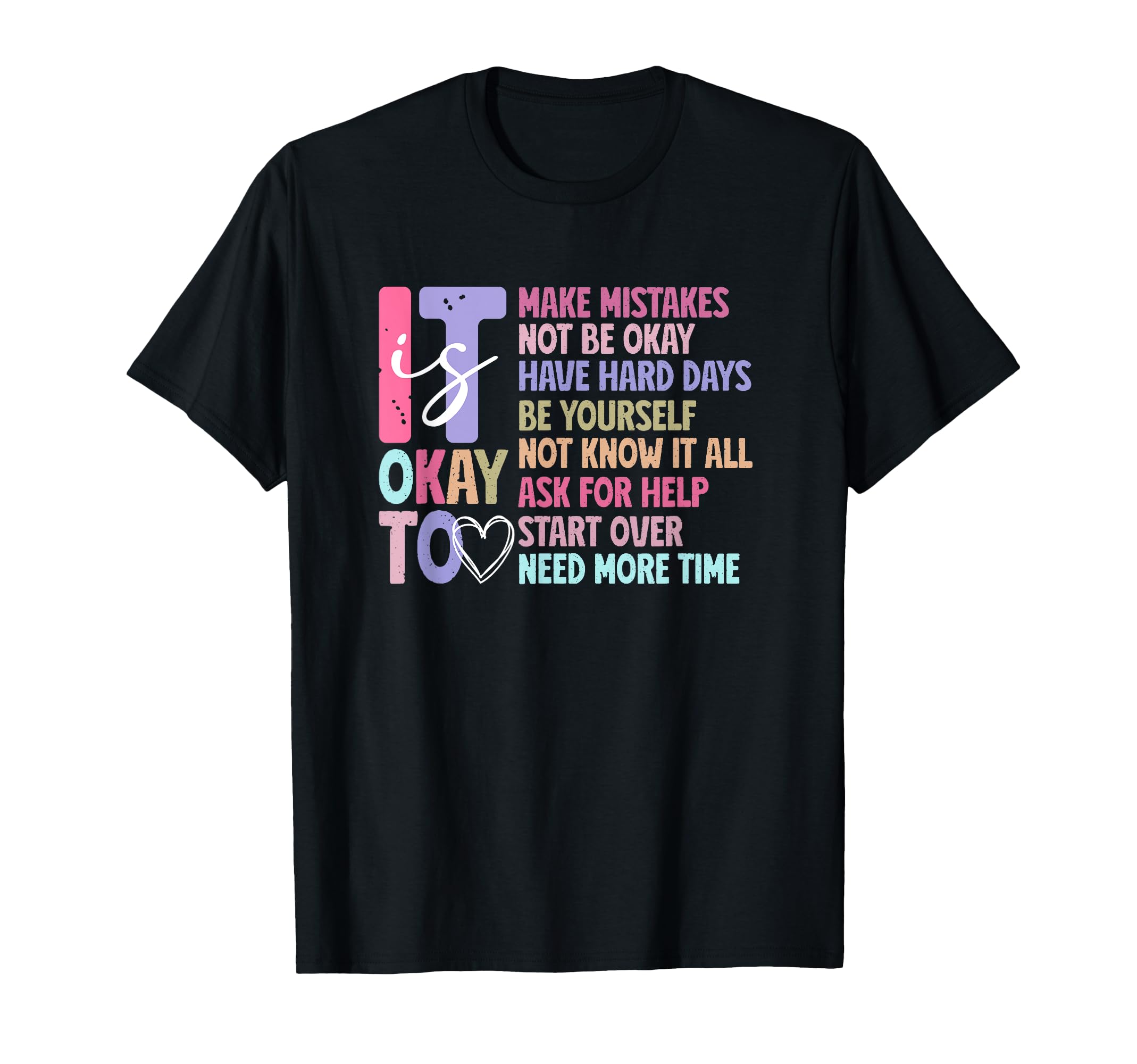Mental Health Awareness Month End Stigma T-Shirt - Novelty Apparel Unisex - T-Shirt, Sweatshirt, Hoodie