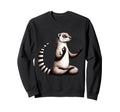 Meditation Mongoose Yoga Pose Sweatshirt - Graphic Print for Adults - T-Shirt, Sweatshirt, Hoodie