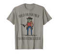 Hold Partner Im Overstimulated Cowboy Frog T-Shirt - Trendy Graphic Unisex - T-Shirt, Sweatshirt, Hoodie