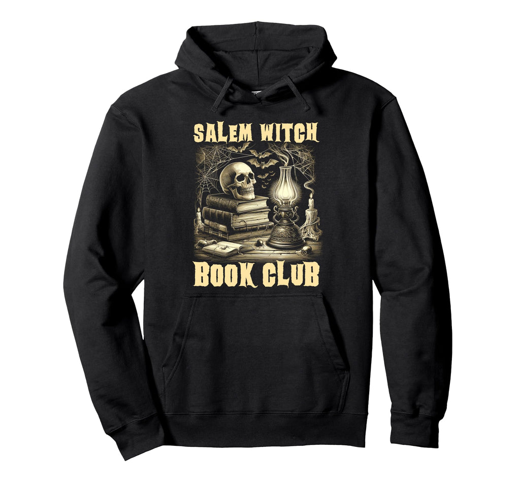 Bookish Halloween Salem Witch Book Club Hoodie - Fun Novelty Design Unisex - T-Shirt, Sweatshirt, Hoodie