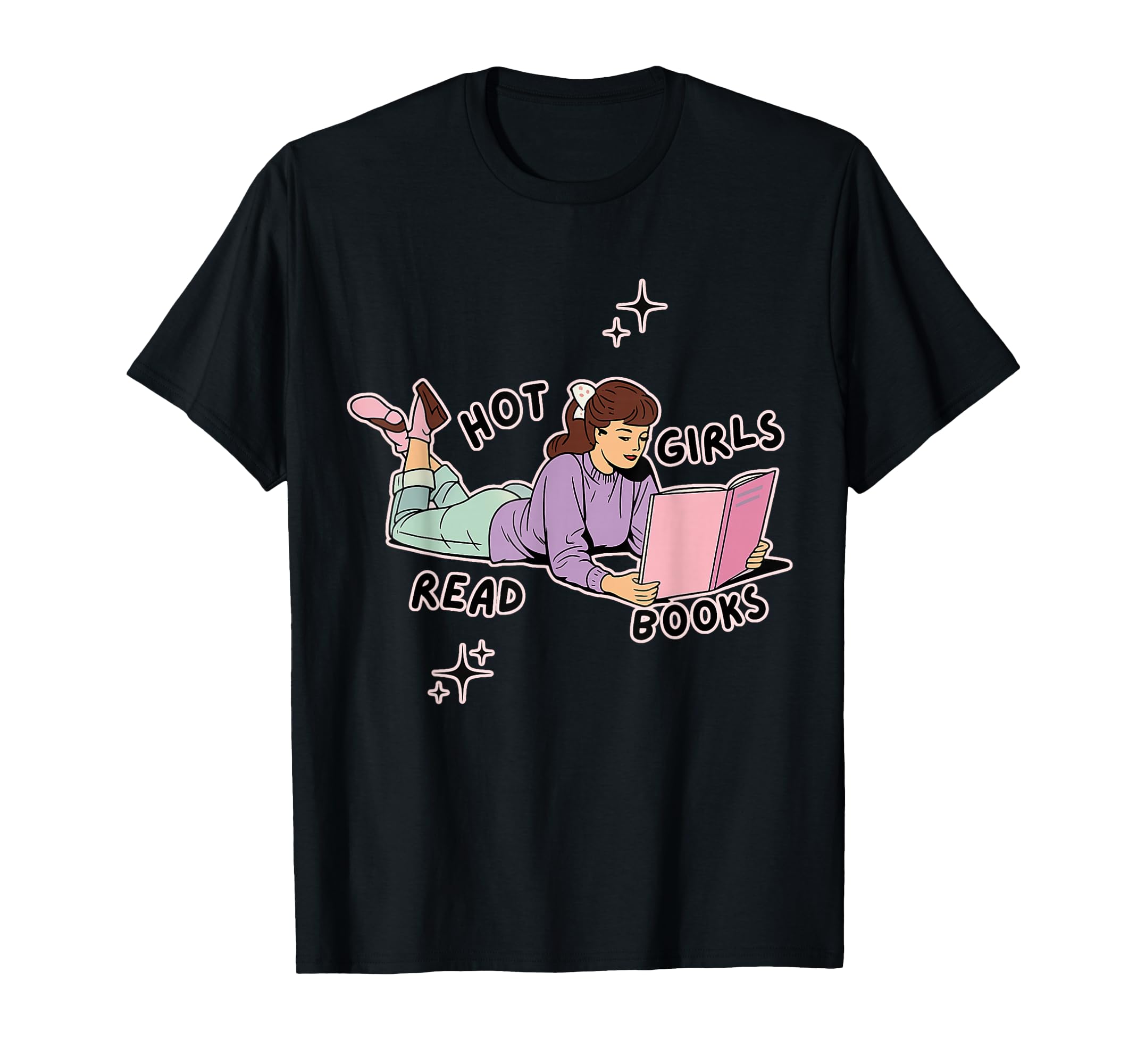 Book Lovers Hot Read Books T-Shirt - Streetwear Style Unisex - T-Shirt, Sweatshirt, Hoodie