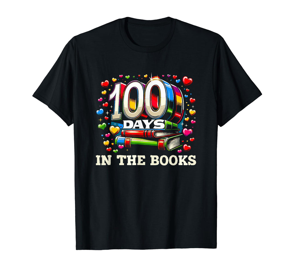 100 Days Books Book Reading Bookworm T-Shirt - Streetwear Style Unisex - T-Shirt, Sweatshirt, Hoodie