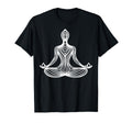 Meditation Silhouette Abstract Figure T-Shirt - Custom Art Print Unisex - T-Shirt, Sweatshirt, Hoodie