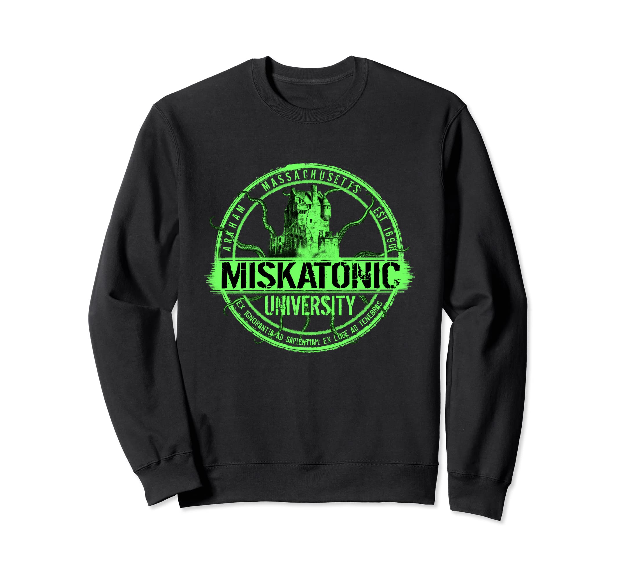 Miskatonic University Logo Horror Sweatshirt - Custom Art Print for Adults - T-Shirt, Sweatshirt, Hoodie