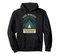Forest Walk Overthinker Mental Reset Hoodie - Novelty Apparel for Adults - T-Shirt, Sweatshirt, Hoodie