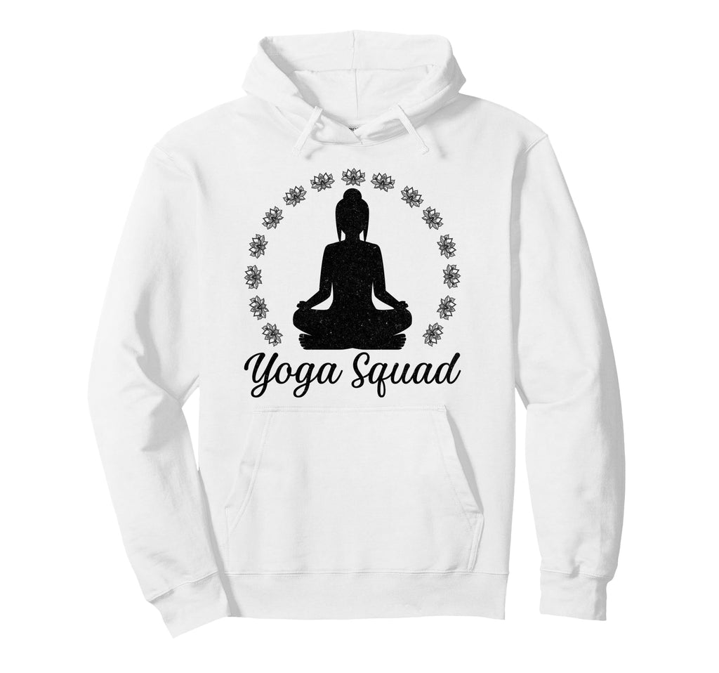 Yoga Squad Spiritual Meditation Pose Hoodie - Novelty Apparel Men Women - T-Shirt, Sweatshirt, Hoodie