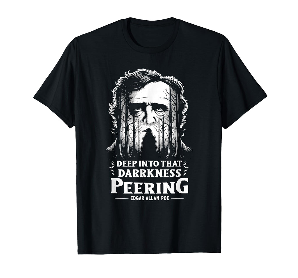 Edgar Allan Poe Raven Gothic T-Shirt - Novelty Apparel Men Women - T-Shirt, Sweatshirt, Hoodie