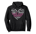 Mental Health Therapist Heart Hoodie - Casual Everyday Wear Men Women - T-Shirt, Sweatshirt, Hoodie