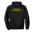 Underpaid Overstimulated Funny Gag Gift Hoodie - Aesthetic Graphic Unisex - T-Shirt, Sweatshirt, Hoodie
