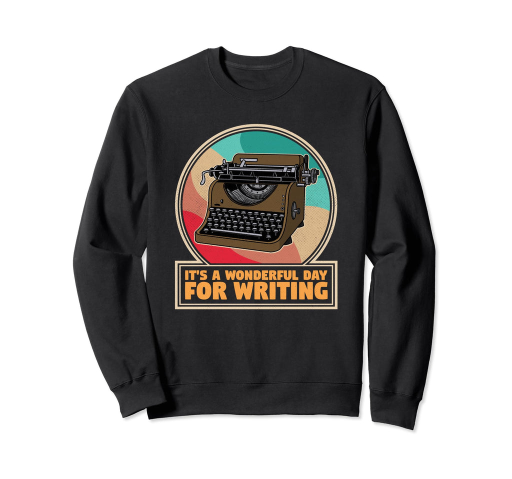Typewriter Book Writing Literature Sweatshirt - Graphic Print Unisex - T-Shirt, Sweatshirt, Hoodie
