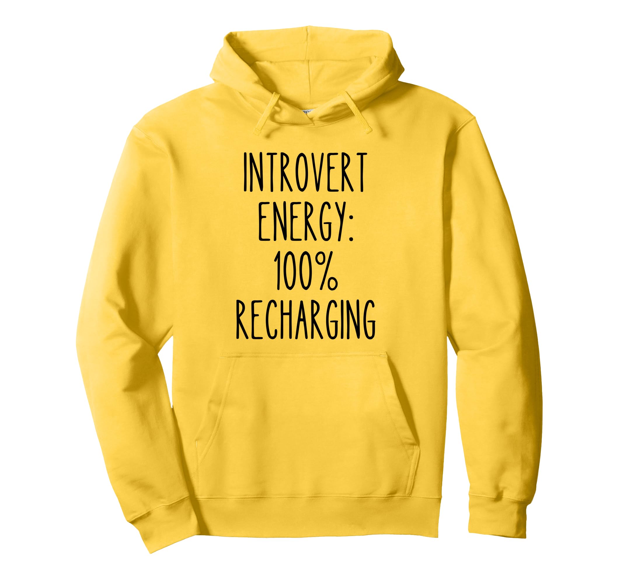 Introvert Energy Recharging Funny Quiet Hoodie - Custom Art Print Unisex - T-Shirt, Sweatshirt, Hoodie