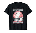 Introverted But Willing To Discuss T-Shirt - Fun Novelty Design for Adults - T-Shirt, Sweatshirt, Hoodie