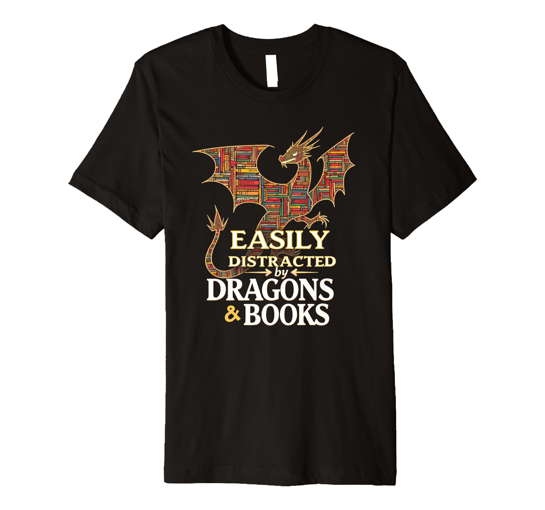 Captivating Easily Distracted Dragons T-Shirt - Graphic Print Men Women - T-Shirt, Sweatshirt, Hoodie