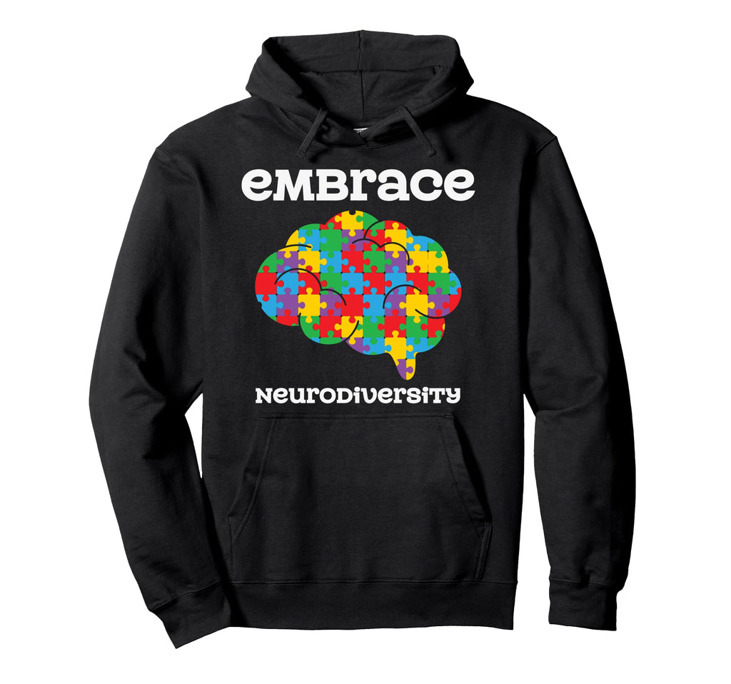 Neurodiversity Celebrate Brain Adhd Hoodie - Streetwear Style for Adults - T-Shirt, Sweatshirt, Hoodie
