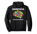 Neurodiversity Celebrate Brain Adhd Hoodie - Streetwear Style for Adults - T-Shirt, Sweatshirt, Hoodie