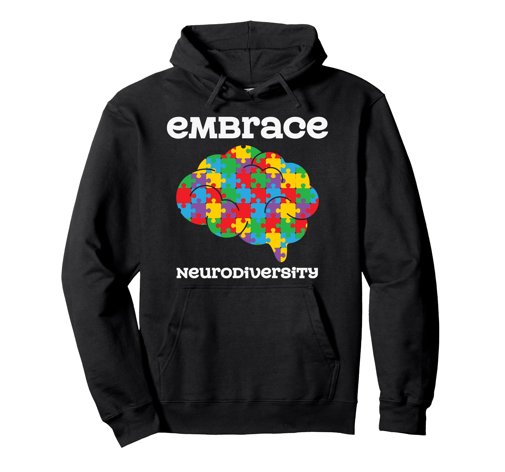 Neurodiversity Celebrate Brain Adhd Hoodie - Streetwear Style for Adults - T-Shirt, Sweatshirt, Hoodie
