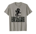 Probably Reading About Dragons Reading T-Shirt - Graphic Print Men Women - T-Shirt, Sweatshirt, Hoodie