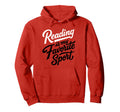 Reading Is My Favorite Sport Librarian Hoodie - Unique Graphic Unisex - T-Shirt, Sweatshirt, Hoodie