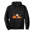Books Coffee Fall Leaves And Hoodie - Fun Novelty Design for Adults - T-Shirt, Sweatshirt, Hoodie
