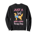 Therapy Dog Training Service Dogs Sweatshirt - Trendy Graphic for Adults - T-Shirt, Sweatshirt, Hoodie