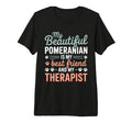 Pomeranian Dogs Puppies Friend Therapy T-Shirt - Custom Art Print Unisex - T-Shirt, Sweatshirt, Hoodie