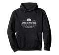 Abibliophobia Book Reading Bookworm Hoodie - Minimalist Print Unisex - T-Shirt, Sweatshirt, Hoodie