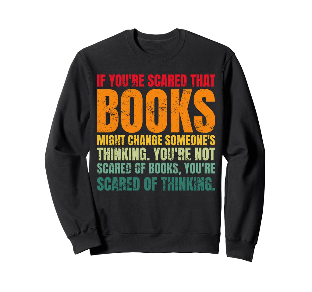 Read Banned Books Readers Nerd T-Shirt - Graphic Print Men Women - T-Shirt, Sweatshirt, Hoodie