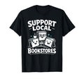 Support Local Bookstores Kawaii T-Shirt - Custom Art Print for Adults - T-Shirt, Sweatshirt, Hoodie