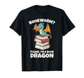 Book Dragon T-Shirt - Fun Novelty Design Men Women - T-Shirt, Sweatshirt, Hoodie