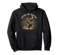 Caffeine Chapters Coffee Book Reader Novel Hoodie - Graphic Print Men Women - T-Shirt, Sweatshirt, Hoodie
