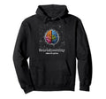 Colorful Rainbow Brain Neurodiversity Hoodie - Minimalist Print for Adults - T-Shirt, Sweatshirt, Hoodie