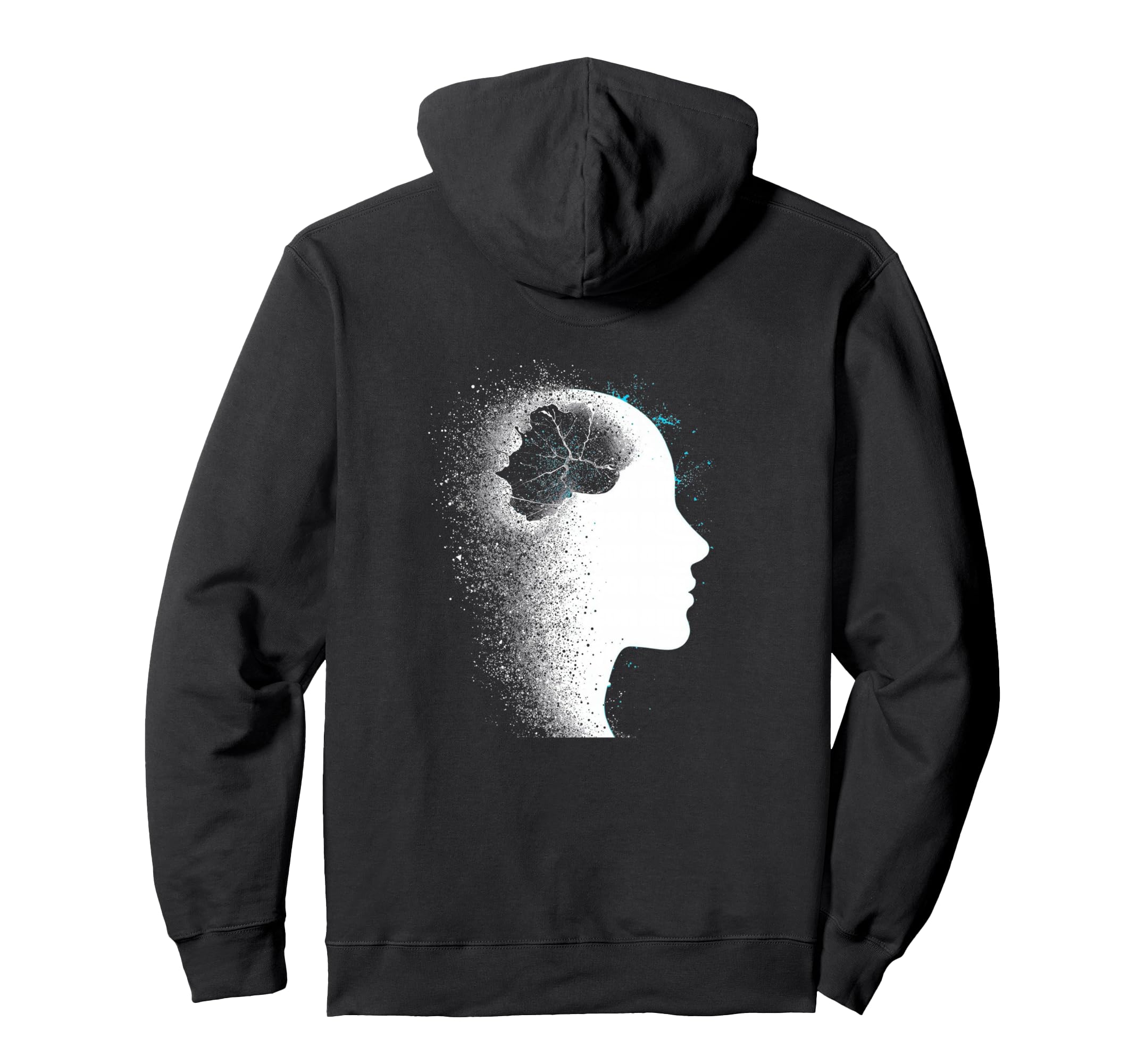 Glitch Pointillism Art Overthinker Hoodie - Fun Novelty Design Unisex - T-Shirt, Sweatshirt, Hoodie