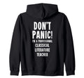Classical Literature Teacher Gifts T T-Shirt - Minimalist Print Men Women - T-Shirt, Sweatshirt, Hoodie