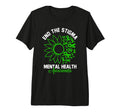 End Stigma Sunflower Ribbon Mental T-Shirt - Custom Art Print Men Women - T-Shirt, Sweatshirt, Hoodie