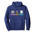 Nothing Beats Reading Rock Paper Hoodie - Aesthetic Graphic for Adults - T-Shirt, Sweatshirt, Hoodie