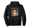 Funny Paws And Reflect Adorable Puppy Hoodie - Minimalist Print Men Women - T-Shirt, Sweatshirt, Hoodie