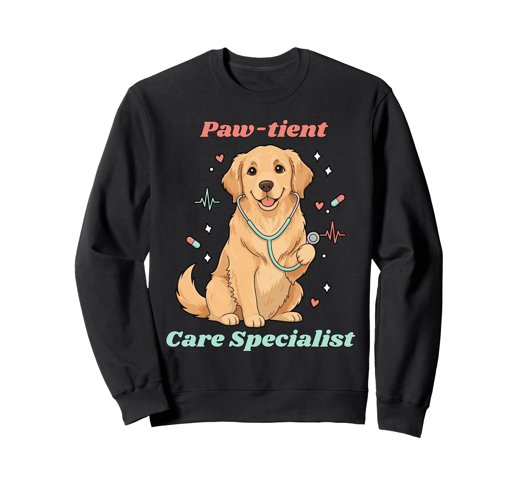 Funny Therapy Dog Medical Sweatshirt - Custom Art Print Men Women - T-Shirt, Sweatshirt, Hoodie