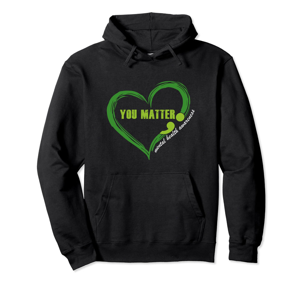Mental Health Awareness Heart Wear Hoodie - Streetwear Style for Adults - T-Shirt, Sweatshirt, Hoodie