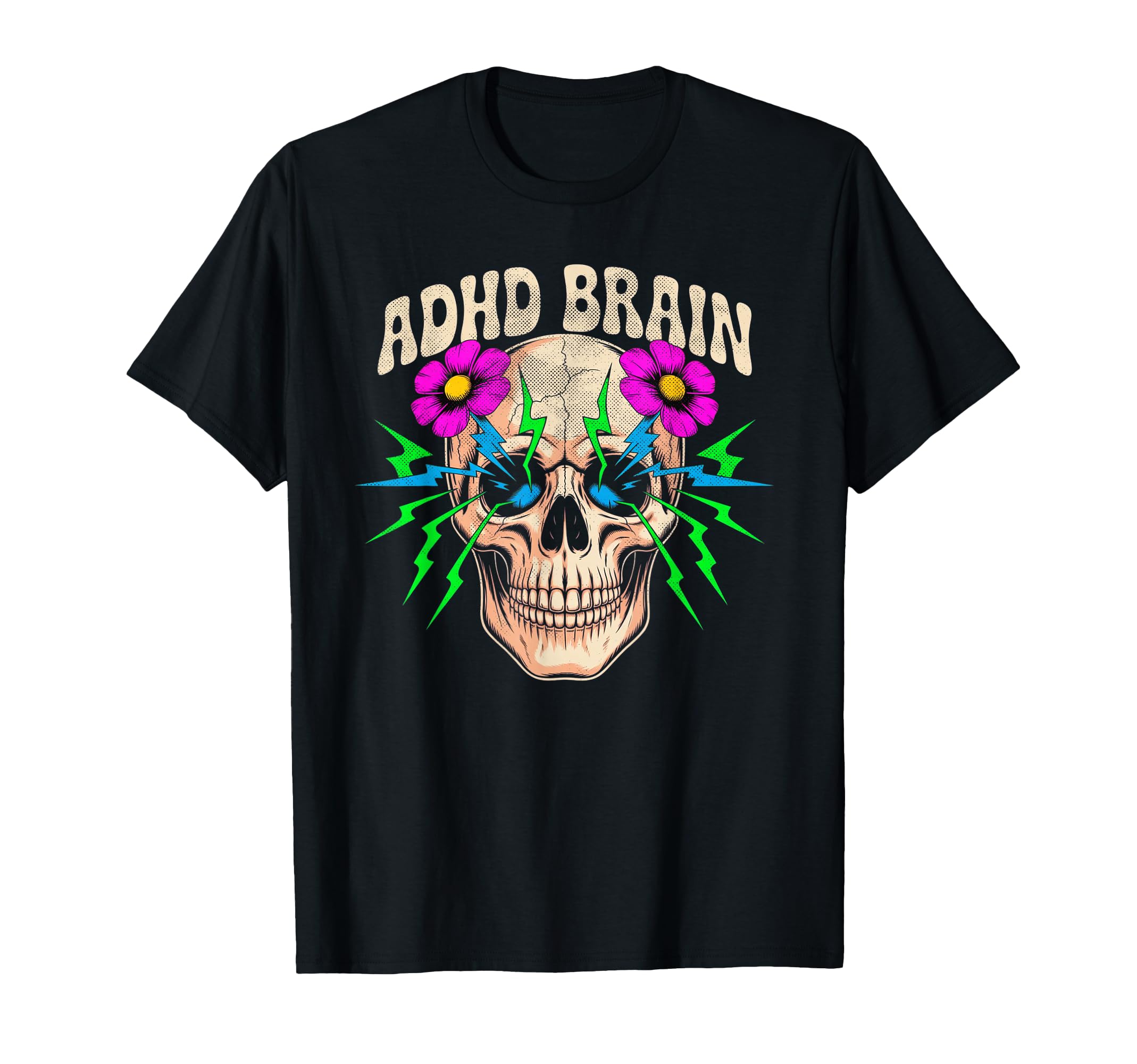 Hilarious Adhd Brain Witty Minded T-Shirt - Aesthetic Graphic for Adults - T-Shirt, Sweatshirt, Hoodie