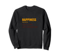 Happiness Coffee And Really Good Book Sweatshirt - Graphic Print Men Women - T-Shirt, Sweatshirt, Hoodie