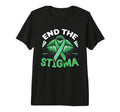 Mental Health Awareness Month End Stigma T-Shirt - Graphic Print Unisex - T-Shirt, Sweatshirt, Hoodie