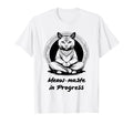 Meditation Mindfulness Yoga Cat T-Shirt - Aesthetic Graphic for Adults - T-Shirt, Sweatshirt, Hoodie