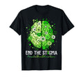 End Stigma Mental Health Matters T-Shirt - Fun Novelty Design Unisex - T-Shirt, Sweatshirt, Hoodie