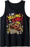 I Am Yelling Carl Cat Meme Tank Top Unisex T-shirt, Sweatshirt, Hoodie, Long Sleeve Tee - T-Shirt, Sweatshirt, Hoodie