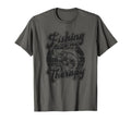 Fishing Is My Therapy Groovy T-Shirt - Aesthetic Graphic Men Women - T-Shirt, Sweatshirt, Hoodie