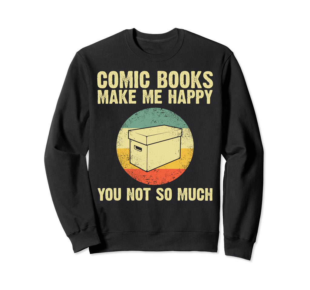 Comic Book Comic Book Lovers Books Sweatshirt - Custom Art Print Unisex - T-Shirt, Sweatshirt, Hoodie