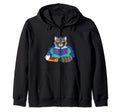 Funny Raccon Books Coffee Hoodie - Casual Everyday Wear for Adults - T-Shirt, Sweatshirt, Hoodie